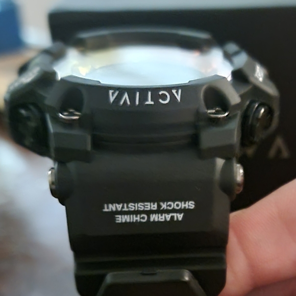 NIB Activa X Invicta Black Digital Chronograph Watch Rainbow Bezel Sport - Picture 3 of 6